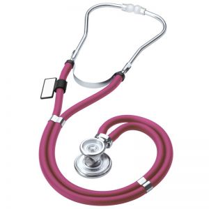 MDF® Sprague rappaport dual head stethoscope with adult, pediatric, and infant convertible chestpiece - Burgundy