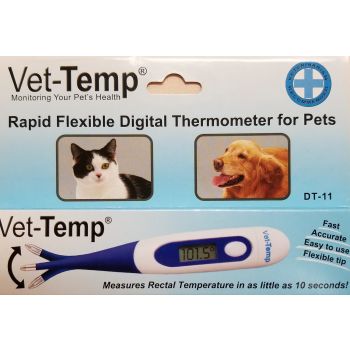 Vet-Temp Rapid Flexible Digital Pet Thermometer