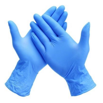 Nitrile Gloves - 1 Box of 100 pcs - (CE & certified; FDA 510k; EN 374 Standard)